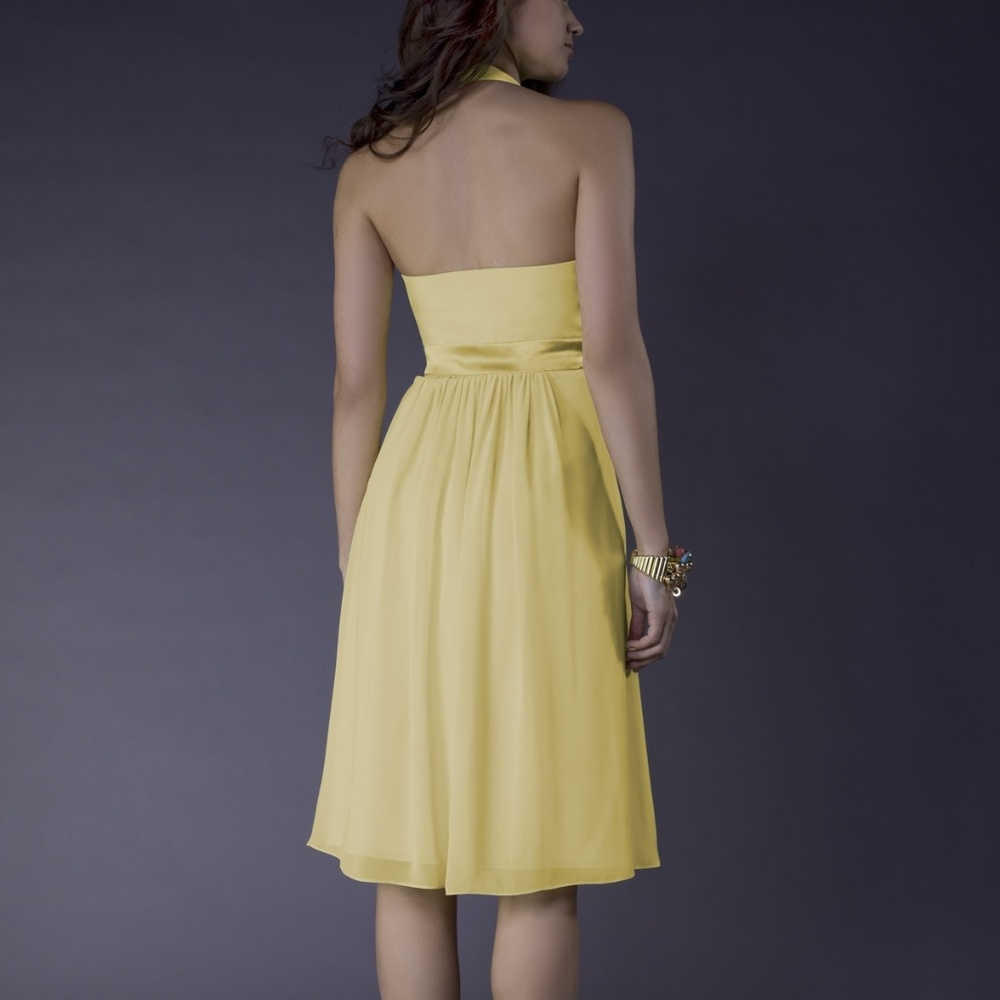 Liz Fields Bridesmaid Dress 401 Yellow/Yellow - Picture 2 of 4